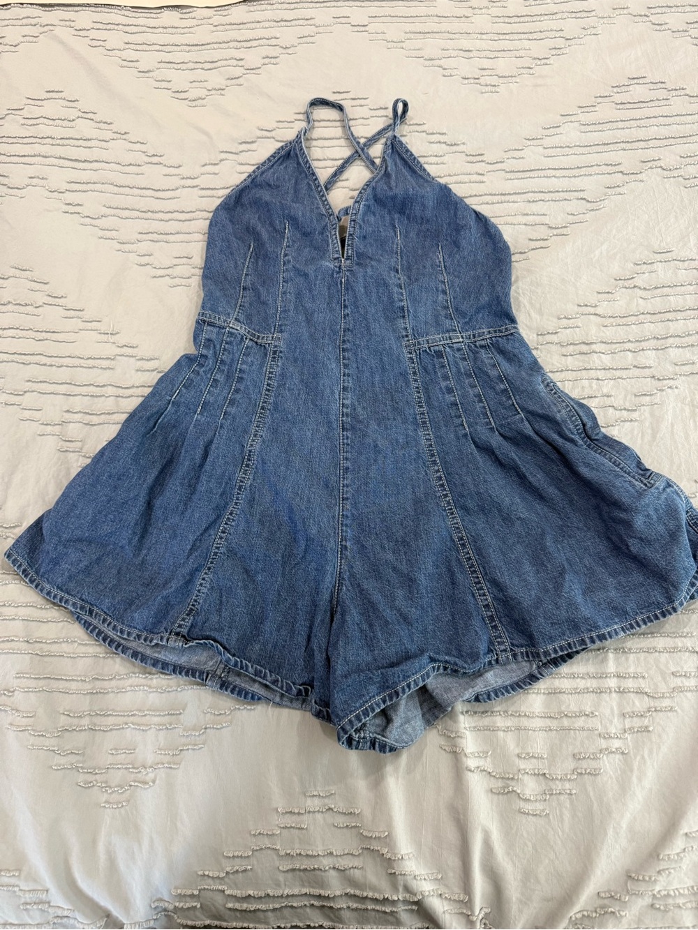 Free People We The Free Nostalgia Romper with Spaghetti Straps - Picture 4 of 13